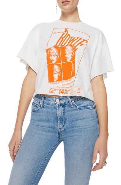 Shop Mother The Cut Wingman Crop Graphic T-shirt In Serious Moonlight