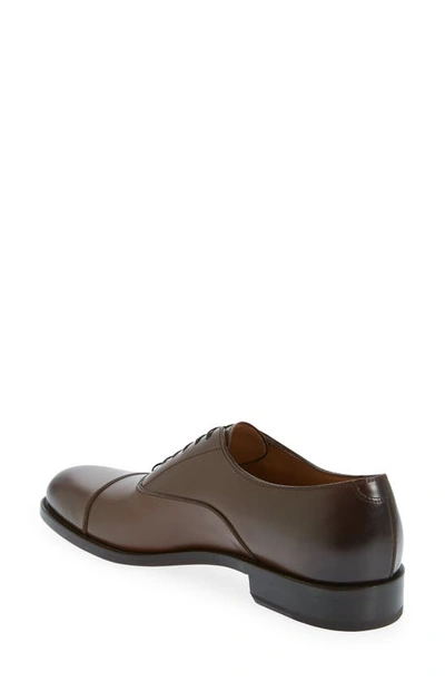 FERRAGAMO FABIAN CAP TOE OXFORD 