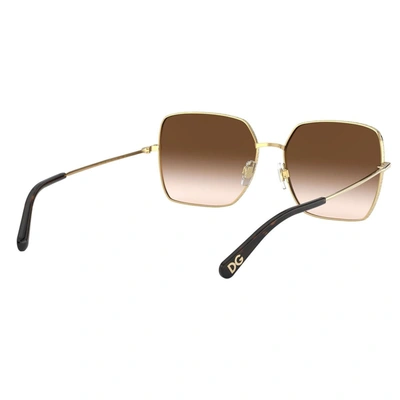 Shop Dolce & Gabbana Eyewear Sunglasses In Gold