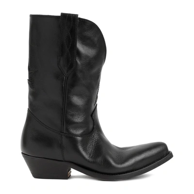 Shop Golden Goose Wish Star Boots Shoes In Black