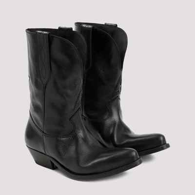Shop Golden Goose Wish Star Boots Shoes In Black