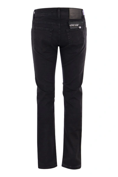 Shop Jacob Cohen Nick - Jeans Slim-fit In Black