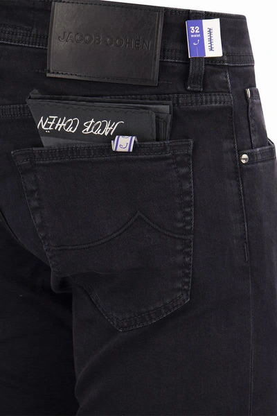Shop Jacob Cohen Nick - Jeans Slim-fit In Black