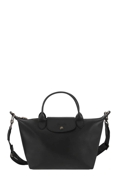 Shop Longchamp Le Pliage Xtra - Leather Handbag In Black