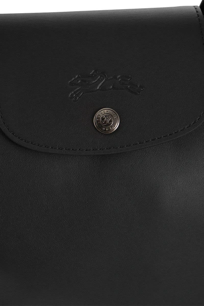 Shop Longchamp Le Pliage Xtra - Leather Handbag In Black
