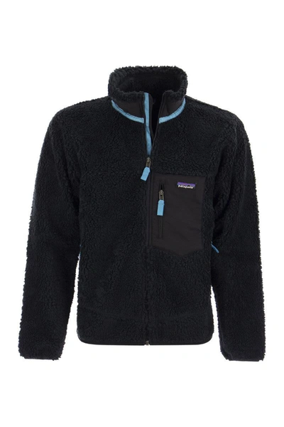 Shop Patagonia Classic Retro - X Fleece Jacket In Dark Blue