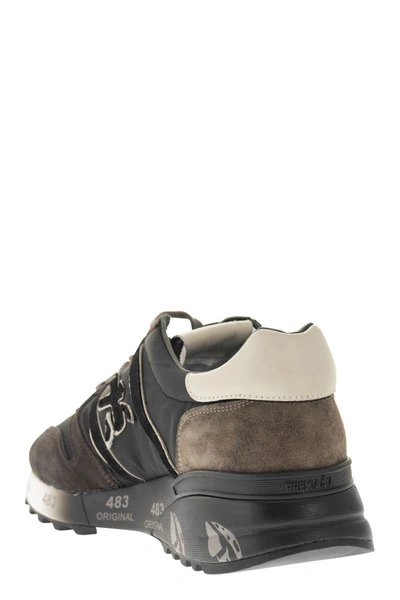 Shop Premiata Lander 4951 - Sneakers In Brown/grey