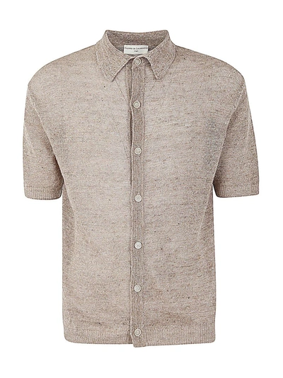 Shop Filippo De Laurentiis Short Sleeve Over Shirt Clothing In Brown
