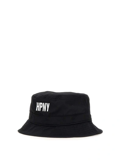 Shop Heron Preston "hpny" Fisherman   Hat In Black