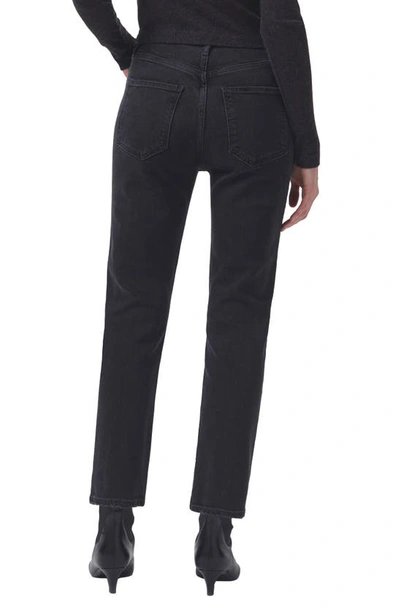 Shop Agolde Riley High Waist Straight Leg Jeans In Panoramic