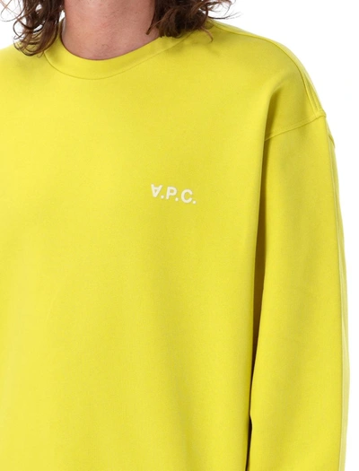 Shop Apc A.p.c. Clint Sweater In Yellow
