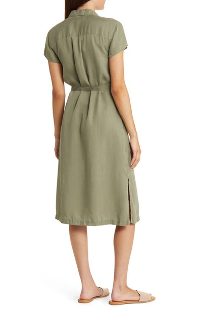 Tommy Bahama Mission Beach Midi Shirtdress In Tea Leaf