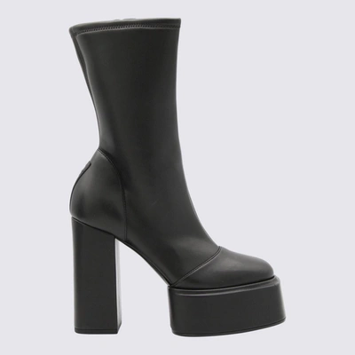 Shop 3juin Black Leather Mila Ankle Boots