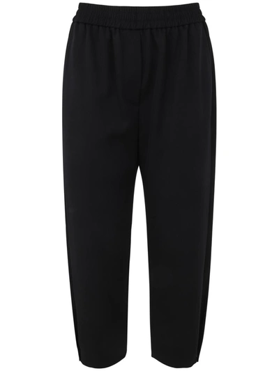 Shop Giorgio Armani Cropped Trousers Clothing In Black