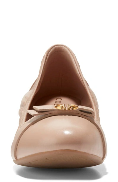 Shop Cole Haan Tova Bow Ballet Flat In Brush Leather