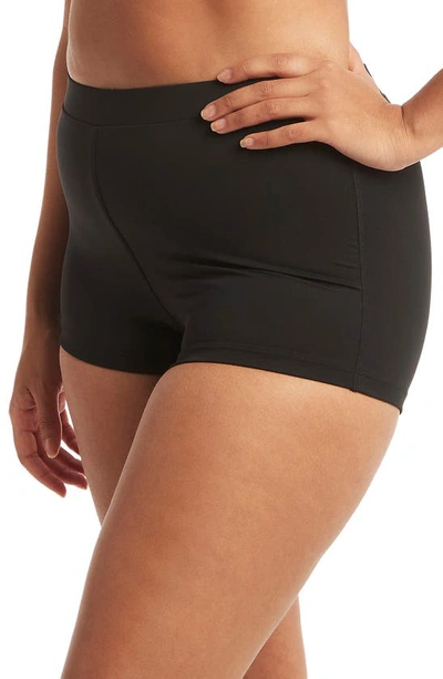 Sea Level The Katie Boyleg Swim Shorts In Black