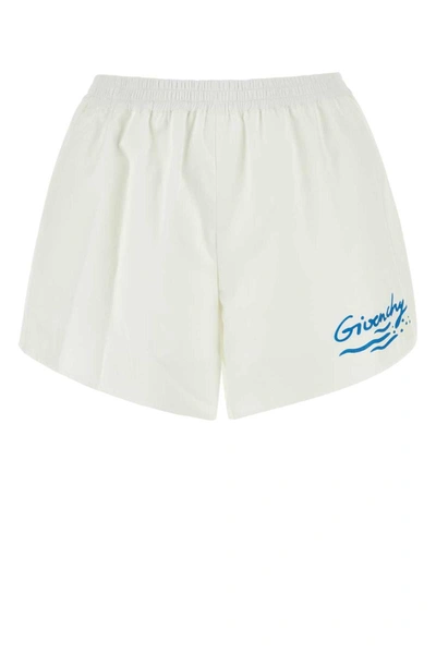 Shop Givenchy Shorts In White