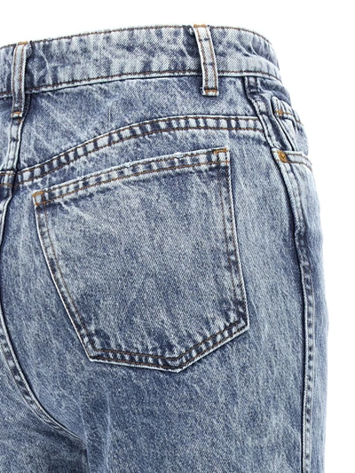 Shop Khaite 'danielle' Jeans In Blue