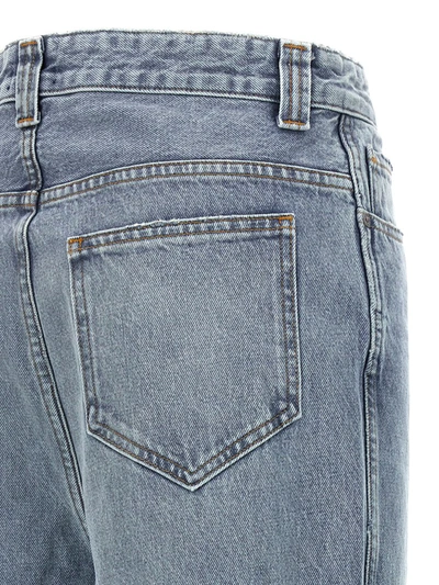 Shop Khaite 'martin' Jeans In Blue