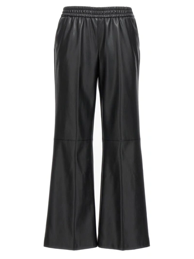 Shop Nude Eco Leather Pants In Black