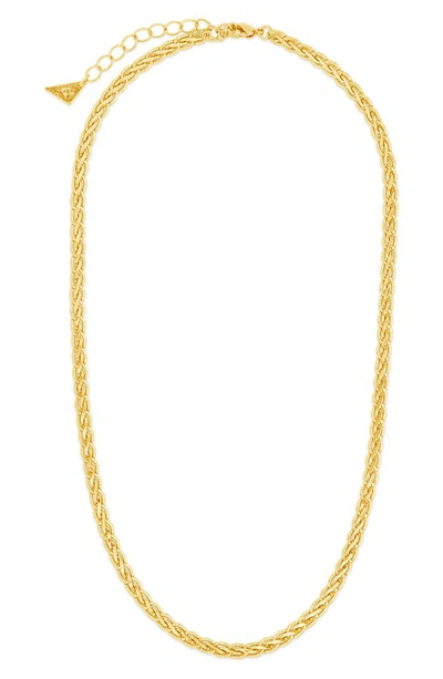 Shop Sterling Forever Larissa Chain Necklace In Gold