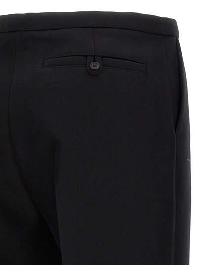 Shop Philosophy Techno Grain De Poudre Trousers Pants Black