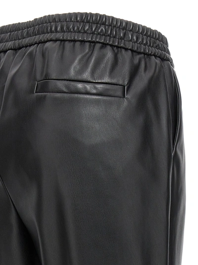 Shop Nude Eco Leather Pants Black