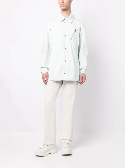 Objects Iv Life Multi-pocket Shirt Jacket In Blue