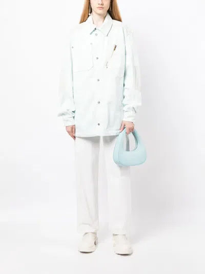 Objects Iv Life Multi-pocket Shirt Jacket In Blue