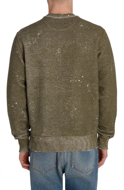 Shop Golden Goose Journey Distressed Cotton Sweatshirt In Beech