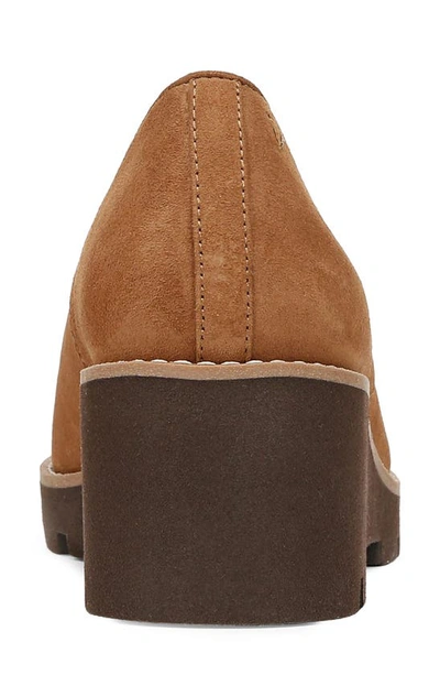 Vionic Willa Wedge Loafer In Toffee Brown