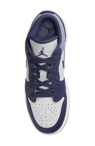 Shop Jordan Air  1 Low Sneaker In Purple/ Light Purple/ White
