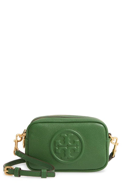 Shop Tory Burch Perry Bombé Mini Bag In Arugula