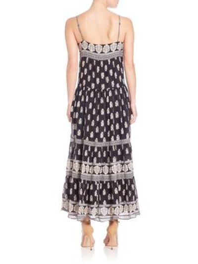 Shop Joie Knightly Printed Dress In Caviar