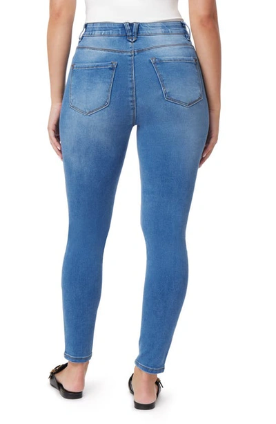 Shop Curve Appeal Tummy Tucking High Rise Comfort Waist Skinny Jeans In Lilian