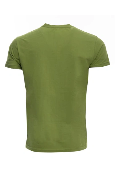 X-ray Solid V-neck Flex T-shirt In Moss