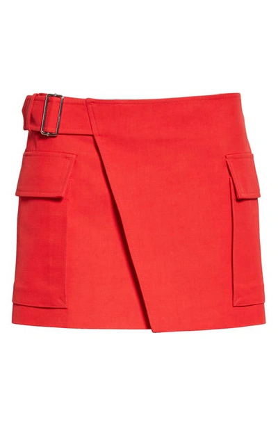 Shop A.l.c Conan Miniskirt In Ruby