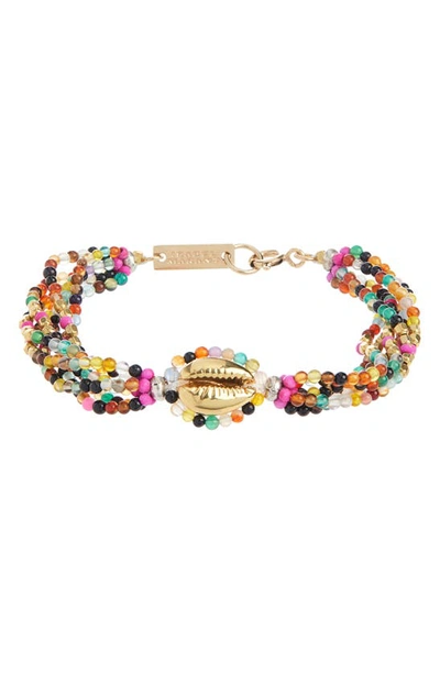 ISABEL MARANT SHELL BEADED BRACELET 