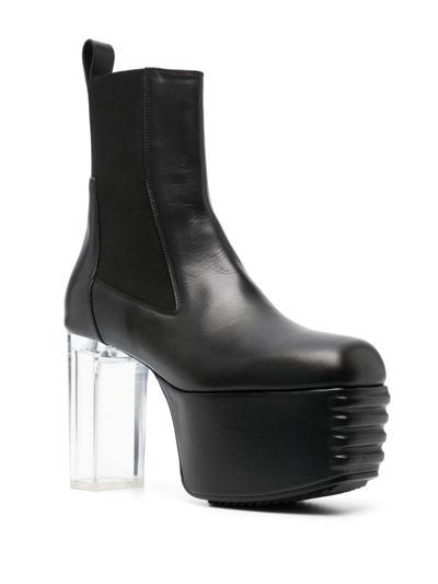 Shop Rick Owens 125mm Platform Ankle Boots In Black