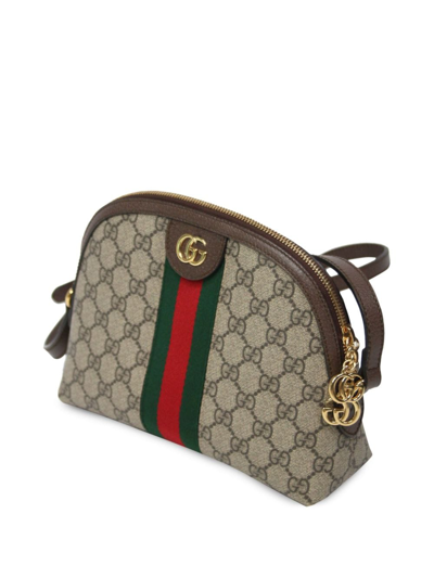 Pre-owned Gucci Ophidia Gg Shoulder Bag In Brown