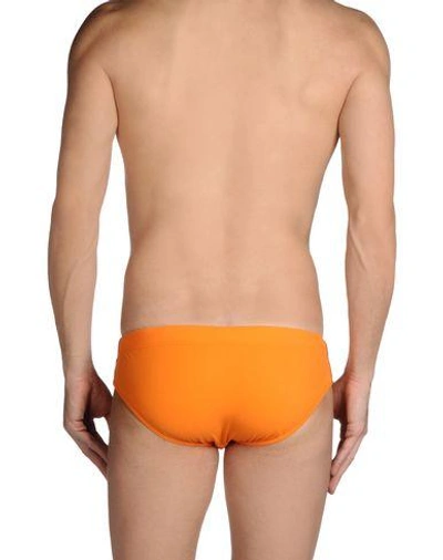 Shop Dondup Swim Briefs In Orange