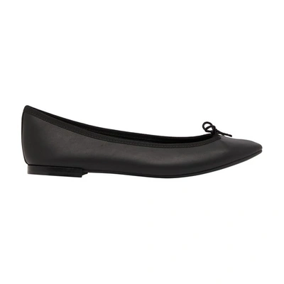 Shop Repetto Lili Ballet Flats With Rubber Sole In Noir