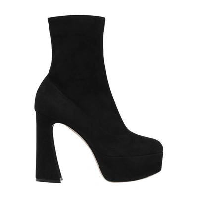 Shop Gianvito Rossi Holly Bootie Boots In Black
