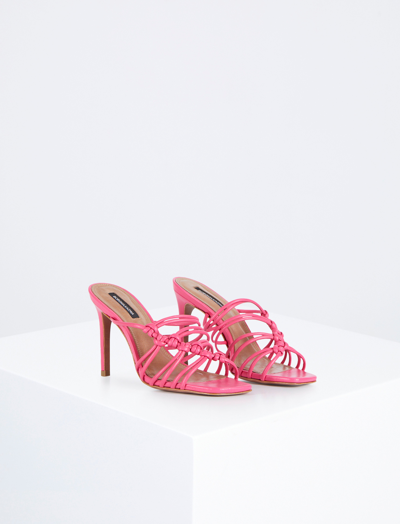 Shop Bcbgmaxazria Allie Sandal Heel In Fuschia/pink