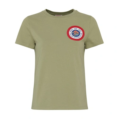Shop Kenzo Graphic Classic T-shirt In Sage_green