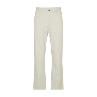 Shop Lemaire Curved Pants In Clay_white