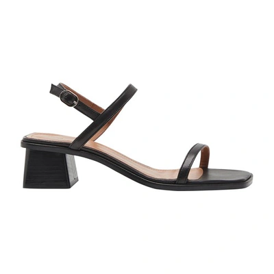 Shop Flattered Juno Sandals In Black_leather
