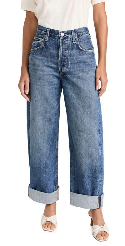 Shop Citizens Of Humanity Ayla Baggy Cuffed Crop Jeans Brielle