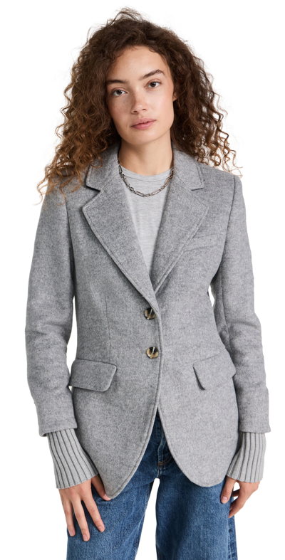 Shop Favorite Daughter The City Blazer Frost Gray