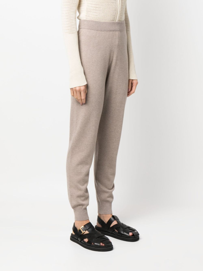 Fabiana Filippi Gestrickte High-waist-hose In Neutrals